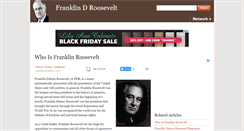 Desktop Screenshot of aboutfranklindroosevelt.com