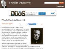 Tablet Screenshot of aboutfranklindroosevelt.com